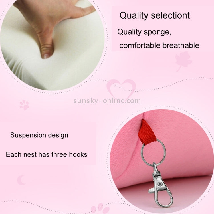 Flannel Cylinder Pet House Warm Hamster Hammock Hanging Bed Small Pets Nest